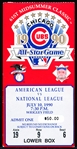 1990 MLB All-Star Game Ticket Stub @ Chicago (NL)