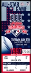 1997 MLB All-Star Game Full Ticket @ Cleveland