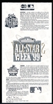 1999 MLB All-Star Sunday Ticket Stub @ Boston
