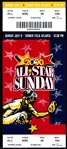 2000 MLB All-Star Sunday Full Ticket @ Atlanta