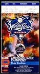 2000 MLB World Series Ticket Stub- New York Yankees @ New York Mets- Game 5- Clinching Game- Jeter HR!