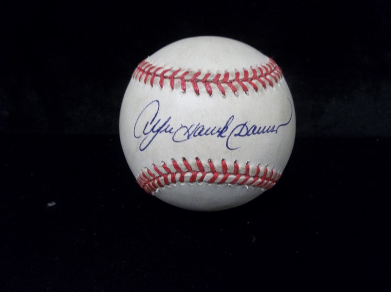 Autographed Andre Dawson Official NL MLB Bsbl.
