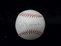 Autographed Leo Durocher Westclox Teammate Unofficial Bsbl.- Beckett Authenticated