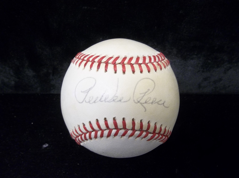 Autographed Pee Wee Reese Official NL Bsbl.- Beckett Authenticated