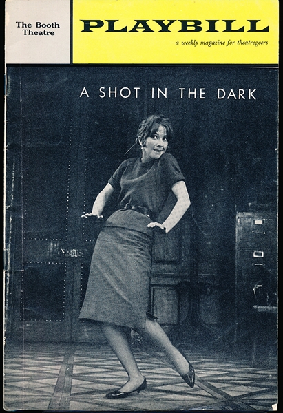 Autographed 1961 William Shatner Broadway Play Program “A Shot in the Dark” w/Julie Harris and Walter Matthau- Beckett Authenticated
