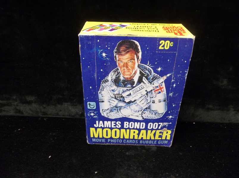 1979 Topps “James Bond 007- Moonraker” Non-Sports- 1 Unopened Wax Box
