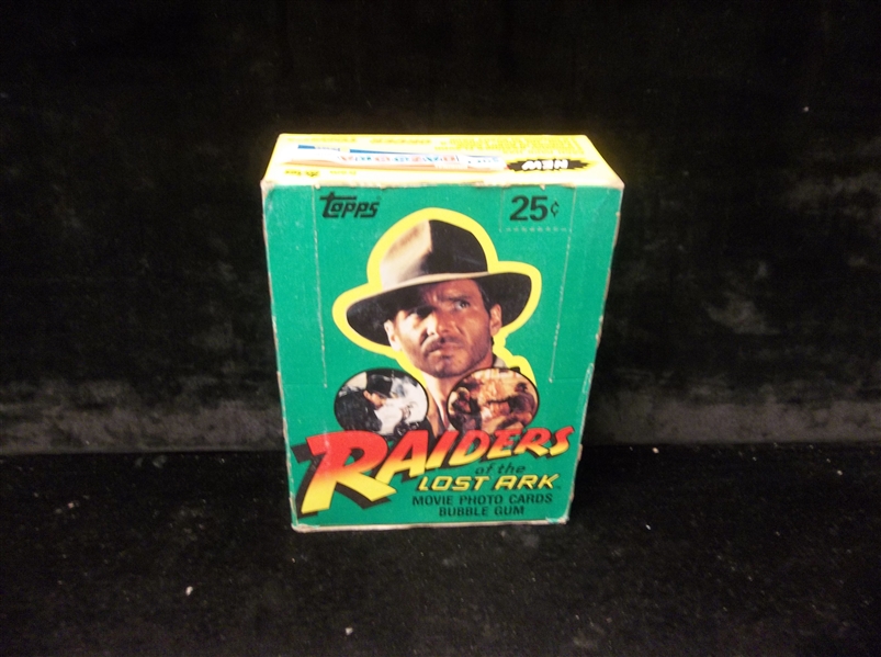 1981 Topps “Raiders of the Lost Ark” Non-Sports- 1 Unopened Wax Box