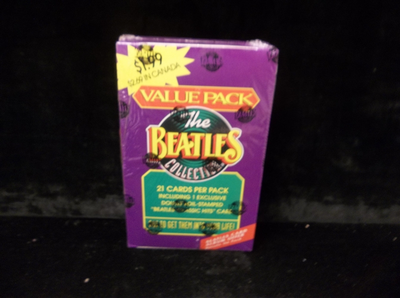 1993 The River Group “The Beatles Collection” Non-Sports- 1 Unopened “Value Pack” Wax Box
