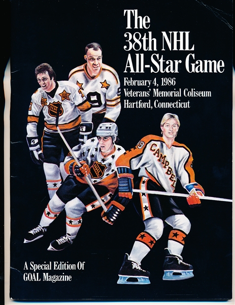 February 4, 1986 NHL All-Star Game Program