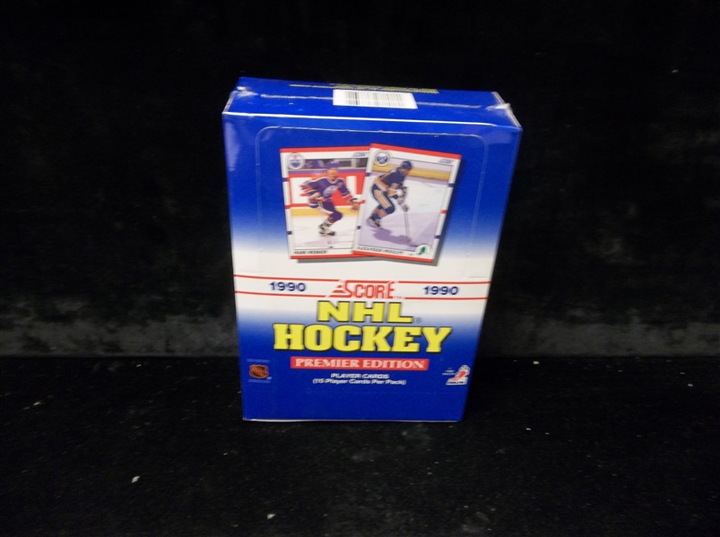 1990-91 Score Hockey- 1 Unopened American Wax Box