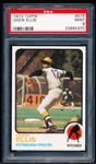 1973 Topps Baseball- #575 Dock Ellis, Pirates- PSA Mint 9