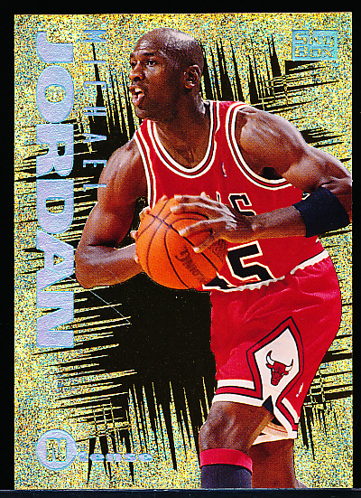 Lot Detail - 1994-95 SkyBox Emotion Bsbkl. “NTense” #3 Michael Jordan