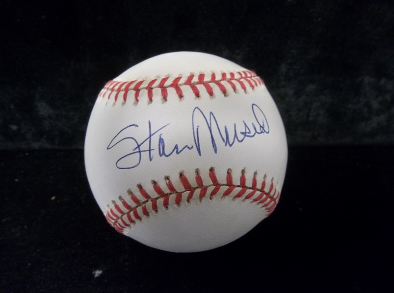 Autographed Stan Musial Official NL MLB Bsbl.- Beckett Authenticated