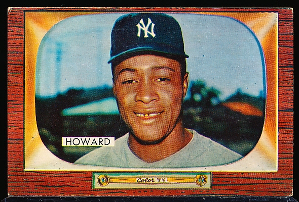 Lot Detail - 1955 Bowman Bb- #68 Elston Howard, Yankees- Rookie Card!