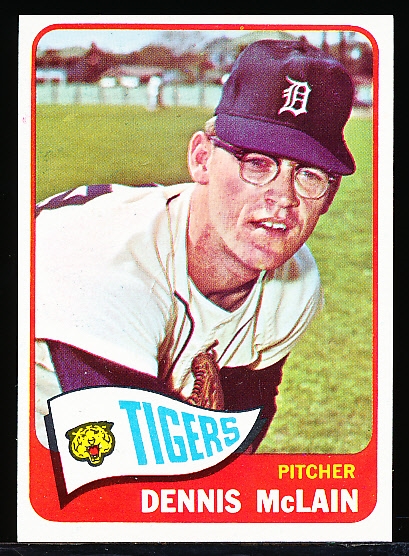 1965 Topps Baseball- #236 Dennis McLain RC, Tigers