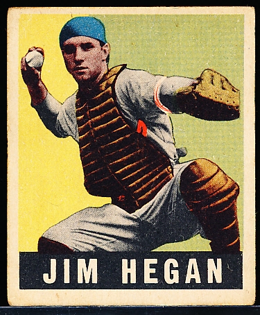 1948/49 Leaf Baseball- #28 Jim Hegan, Cleveland