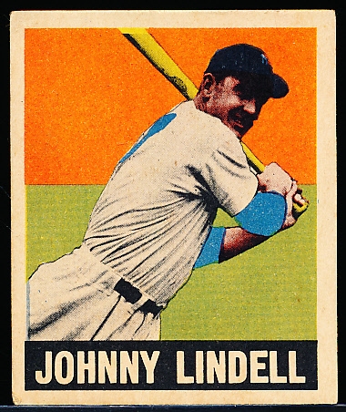 1948/49 Leaf Baseball- #82 John Lindell, Yankees