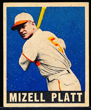1948/49 Leaf Baseball- #159 MIzell Platt, Browns
