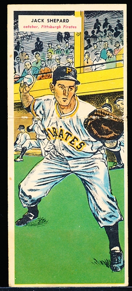 1955 Topps Baseball- Doubleheader - #23 Shepard/ #24 Hack