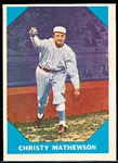 1960 Fleer Bb Greats- #2 Christy Mathewson