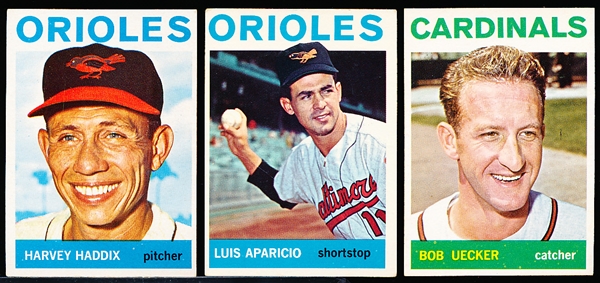 1964 Topps Bb- 3 Diff