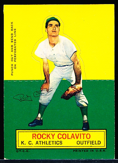 1964 Topps Bb Stand-Ups- Rocky Colavito, KC