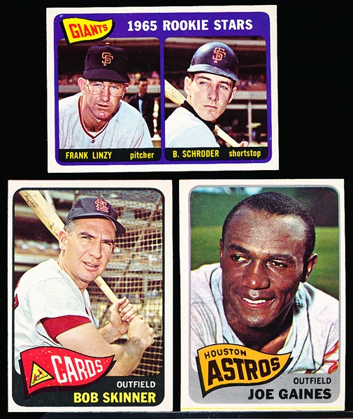 1965 Topps Bb- 9 Diff