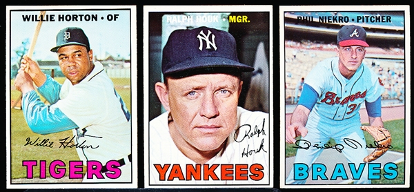 1967 Topps Bb- 3 Diff