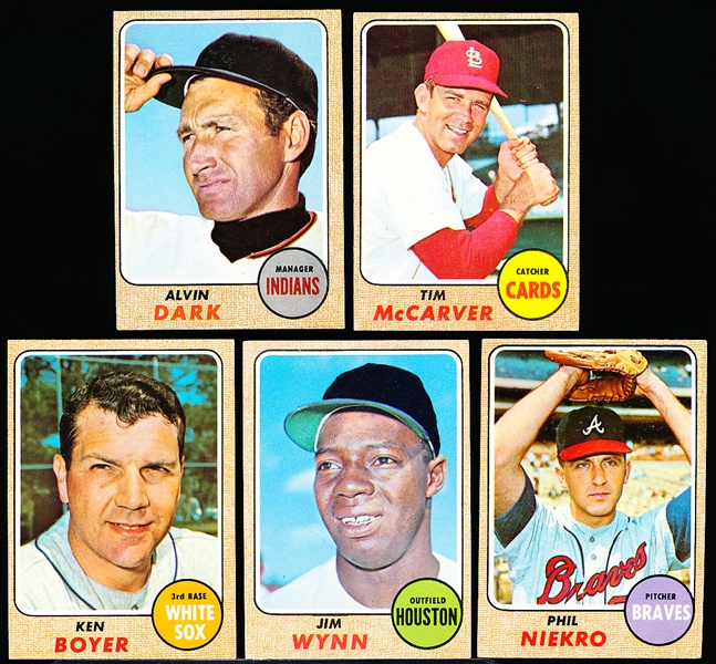 1968 Topps Bb- 5 Diff