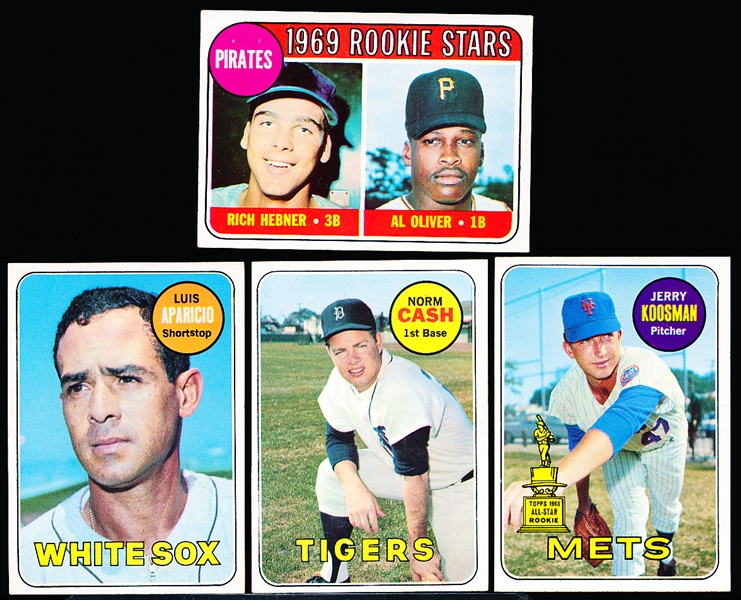 1969 Topps Bb- 4 Diff