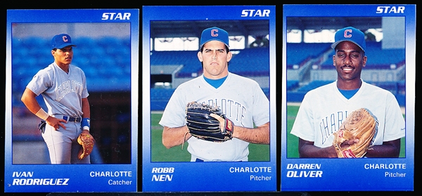 1990 Star Company MiLB- Charlotte Rangers Set of 30
