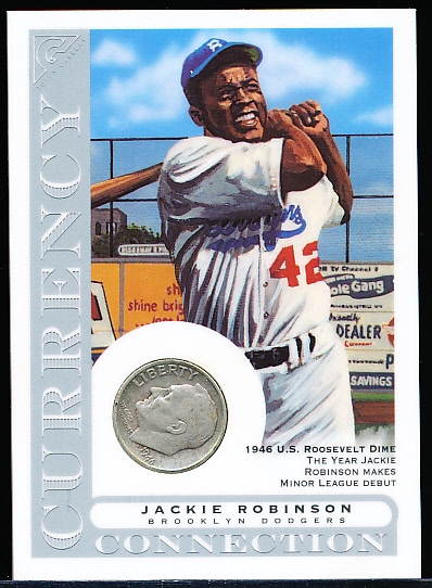 2003 Topps Gallery Bsbl. “Currency Connection” #CC-JR Jackie Robinson