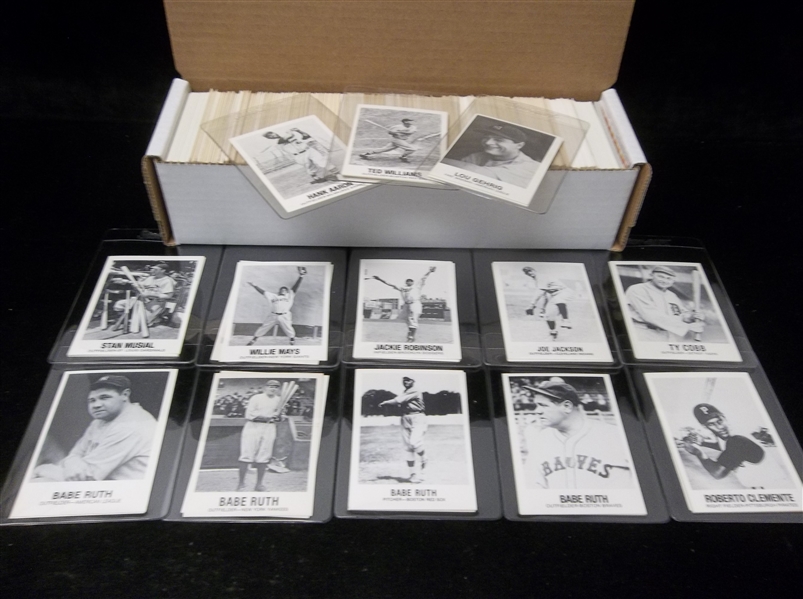 1977-’83 Renata Galasso Glossy Greats Baseball Clean-Up Group- A 660-Count Box 80% Full!