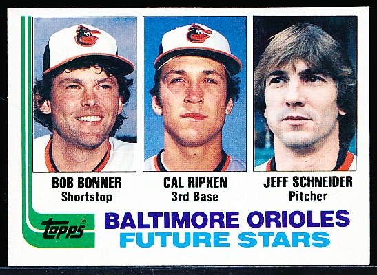 1982 Topps Bb- #21 Cal Ripken Jr. RC, Orioles