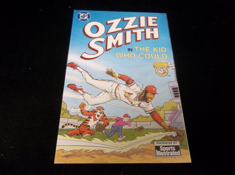 1992 DC Comics/Sports Illustrated “Ozzie Smith: The Kid Who Could” Comic Book with Tony the Tiger