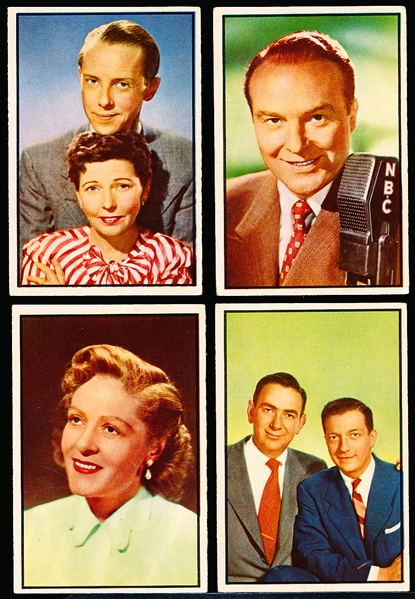 1953 Bowman “Television & Radio Stars of the National Broadcasting Company” (R701-15)- 4 Diff.