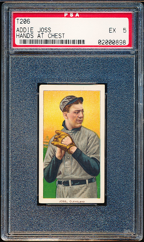 Lot Detail - 1909-11 T206 Bb- Addie Joss, Cleveland- Hands at Chest ...