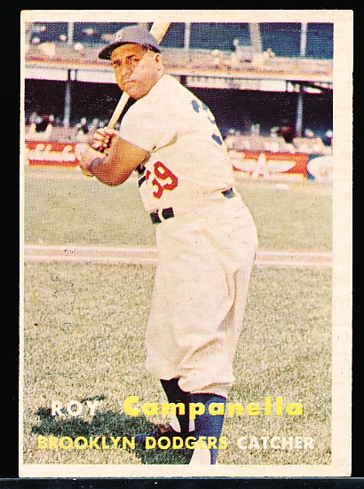 Roy Campanella 1957 Topps baseball Card #210