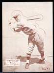 1934-36 Batter Up Bb- #33 Frankie Frisch, Cardinals