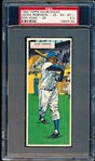 1955 Topps Baseball- Double Header #25 Jackie Robinson/ #26 Don Hoak (Dodgers)- PSA Ex-Mt+ 6.5 
