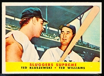 1958 Topps Baseball- #321 Kluszewski/Ted Williams