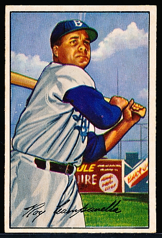 1952 Bowman Bb- #44 Roy Campanella, Brooklyn