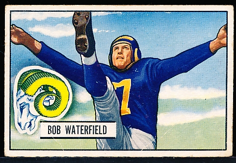 1951 Bowman Fb- #40 Bob Waterfield, Rams