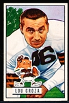 1951 Bowman Fb- #75 Lou Groza, Browns