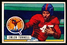 1951 Bowman Fb- #91 Em Tunnell, Giants- RC