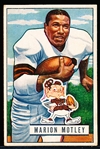 1951 Bowman Fb- #109 Marion Motley, Browns