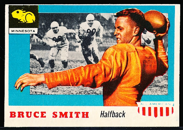 1955 Topps All American Football- #19 Bruce Smith