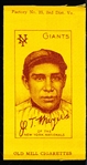 1911 S74 Colored Baseball Silk- J.T. Meyers, NY Giants- Gold Color- Old Mill (Factory 25).