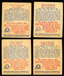 1949 Bowman Bb- 4 Diff- Cream Colored Backs
