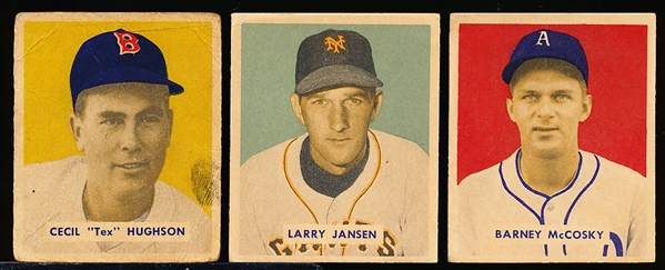 1949 Bowman Bb- 3 Diff Hi#’s